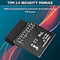 Miniatyrbillede 4 af 5: TPM2.0 Sikkerhedsmodul til As.Rock LPC 18 Pin Bundkort TPM Modul til Rack