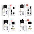 Miniatyrbild 4 av 5: för Bambu Lab X1-serien Moduler Munstycksmontering Härdat Stål Munstycke