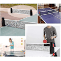 Miniatyrbilde 5 av 5: Uttrekkbart Ping Pong Nett, Portabelt Bordtennisnettstativ, Perfekt For Ping Pong Bord, Skrivebord, Spisebord