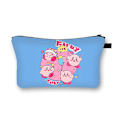 Miniatyrbilde 1 av 2: Kirby Cartoon Anime kosmetikkveske Firkantet utendørs multifunksjon reiseoppbevaringsveske Kvinner Toalettsaker Arrangør Jenter Bursdagsgave Kirby-11