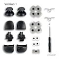 Miniatyrbilde 5 av 5: For Playstation-5 Ps5-kontroller L1-r1 L2-r2 Trigger-knapper Analog Spak Konduktiv Gummi Reparasjon For Dualsense-gamepad