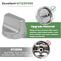 Miniatyrbilde 5 av 5: W11239985 Komfyrkontrollknapper, W11239985 Komfyrknapper Erstatninger for , W10850015 Erstatningsknapper