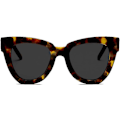 Miniatyrbillede 1 af 5: Ubiuo Retro Cat Eye Solbriller Kvinder Mænd Vintage Kvadratisk Skildpadde Shell Mode Cateye Solbriller