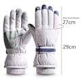 Pikkukuva 2 / 5: Lumihanskat Vedenpitävät Talvi Ski Gloves Lämpimät neutraalit käsineet SK23Hibiscus Purple(Star)