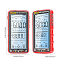 Miniatyrbild 2 av 5: 681 Uppladdningsbar Digital Multimeter Beröringsfri Spänningstestare Spänningsmätare LCD-Skärm Strömtest