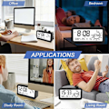 Miniatyrbild 4 av 5: Digital Väckarklocka Visuell Timer Dubbel Display Nedräkning