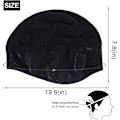 Miniatyrbild 3 av 5: Skull Cap, Vinter Fleece Vindtät Varm Mössa med Öronlappar, Hjälmfoder Män Kvinnor för Universal Elastisk Midja Skull Cap Cykling Löpning Motorc