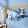 Miniatyrbild 1 av 4: 360° Roterande Tabletthållare med Spiralbas, Lazy Stand för Mobiltelefon och Surfplatta, Sängstativ