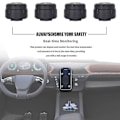 Miniatyrbild 5 av 5: Bluetooth 5.0 Bil TPMS Däcktrycksövervakningssystem Sensor Android/IOS Däcktrycksövervakningssystem 8.0 Bar