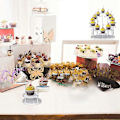 Miniatyrbillede 5 af 5: 2 stk Runde Akryl Cupcake Stativ - Premium Cupcake Holder, Cupcake Display Stativ Dessert Stativ Konditori