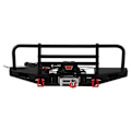 Miniatyrbillede 2 af 5: Metal Front Bumper med Spil Fjernbetjeningssystem til 1/10 RC Crawler TRX4 Axial SCX10 & SCX10