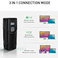 Pikkukuva 4 / 5: Langaton 1D Viivakoodinlukija Bluetooth Mini Skanneri Tukee Windows Android POS