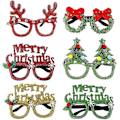 Miniatyrbilde 1 av 4: To par julebriller i form av juletre, reinsdyr, jul, Xmas, Xmas, gaver