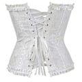 Pikkukuva 2 / 2: Tflycq Sexy Corsets Mekot naisille Plus Size -asu Overbust Burlesque korsetti ja minihame Set Tutu Corselet white 4XL