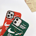 Miniatyrbilde 1 av 5: For Iphone 12 Pro Max Rød + Grønn Krok Frostet Telefondeksel 2 Stk