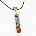 Miniatyrbild 3 av 5: 7 Chakra Regnbåge Orgon Kristall Hängsmycke Halsband Justerbar Energi Generator