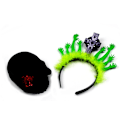 Miniatyrbillede 1 af 2: 2023 Halloween Zombie Head Ornaments Pandebånd Pandebånd til julefest green