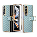 Pikkukuva 1 / 5: Z Fold 5 -kotelo rengaspidikkeellä ja näytönsuojalla, PU-nahkainen galvanointi All Inclusive -kotelo Samsung Galaxy Z Fold 5 5g -kotelolle