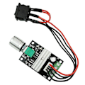 Miniatyrbild 2 av 4: 6V 12V 24V 28V 3A 80W DC Motor Hastighetsregulator (PWM) Justerbar Reversibel Strömbrytare 1203BB dc m