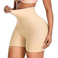 Miniatyrbilde 4 av 5: Høy midje kvinner polstret sømløs rumpe løfter rumpeforsterker shaper bukser hoftepute truser push up undertøy shapewear shorts