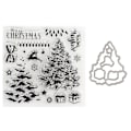 Miniatyrbillede 1 af 5: Juleserie Seglstempel med Skærestencils DIY Scrapbooking Prægning