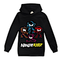 Pikkukuva 1 / 2: Ninja Kidz Printed huppari pitkähihainen huppari neulepusero Black 9-10Years