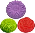 3 st Blomformade Silikonformar