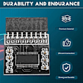 Miniatyrbilde 5 av 5: TPM2.0 Sikkerhetsmodul for As.Rock LPC 18 Pin Hovedkort TPM Modul for Rack