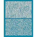 Miniatyrbild 3 av 5: 5x4 Tum Fönster Tema Lerstenciler Fönster Dörr med Löv Silkscreentryck för Polymerlera Växt Fönster Silkscreentryck Stenciler