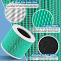 Miniatyrbilde 2 av 5: 4-pakning HY1800 H13 True HEPA erstatningsfilter