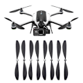 Miniatyrbillede 1 af 4: Gopro Karma Drone Tilbehørsdele - 4 Par Sorte Holdbare Propeller Blade Vinger