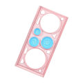 Miniatyrbillede 1 af 5: Geometrisk Tegne Skabelon Lineal, Præcis Kontor Tegne Skabelon Lineal, Matematik Lærings Skabelon Lineal til Bygning, Design og Studier