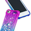 Miniatyrbillede 4 af 5: Gradient Glitter Pulver Flydesand TPU Cover til iPod Touch (2019)/Touch 6/Touch 5