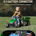 Miniatyrbilde 2 av 5: Strømhjuladapter for 20 V litiumbatteri, Peg-Perego batteriadapter med ledningsnett