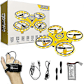 Pikkukuva 4 / 4: Mini Drone Lapsille, Ele Gestureohjaus Drone, Käsin Ohjattavat Droonit Sensorilla Sisätiloissa Lapsille, Pieni Rc Quadcopter, 360 Käännökset, Led-Valolla