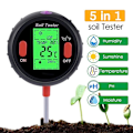 Miniatyrbillede 1 af 5: Jordtester Multifunktion Stor Skærm Elektronisk Digital Display Jordfugtighed PH Temperatur I