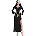 Pikkukuva 1 / 4: Halloween-nunna-asu Cosplay Vampire Devil -asu Halloween-asut Korkealaatuiset M