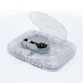 Miniatyrbillede 4 af 5: Til PS ONE Retro Videospil Kabinet Transparent Sort