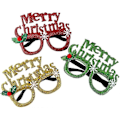 Miniatyrbilde 2 av 4: To par julebriller i form av juletre, reinsdyr, jul, Xmas, Xmas, gaver