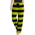 Miniatyrbillede 2 af 4: Kvinder Jul The Grinch Print Stribet Sleep Nattøj Xmas Pyjamasbukser M