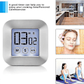 Miniatyrbilde 2 av 5: Berøringsskjerm Digital Kjøkkentimer Magnetisk Stoppeklokke LCD-display Timer