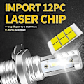 Miniatyrbilde 3 av 5: H4 HS1 Led Canbus Ingen Feil For Yamaha YZF-R15 Motorsykkel Frontlyspære 4800LM 6000K Hvit Hi/Lo Lysstråle 9003