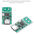 Miniatyrbilde 4 av 5: 2 stk. ZY12PDN USB-C PD2.0/3.0 til DC Konverter Strømforsyningsmodul Lokkedue Hurtiglade Trigger Poll Pol