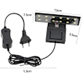 Miniatyrbillede 2 af 5: Akvariumbelysning X3 Akvarium LED Akvariumlampe LED Akvarium LED Belysning 220V 5W Vandplanter og Fisk Nano Akvariumbelysning [Energiklasse F]