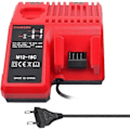 Miniatyrbillede 1 af 5: M12-18C Li-ION Batterioplader til Milwaukee 12V 14.4V 18V C1418C 48-11-1815/1828/1840 Lithium Batteri M18 M14 M12