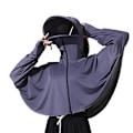 Pikkukuva 2 / 5: Anti-ultraviolettia hengittävät auringonpitävät puserot Ice Silk Auringolta suojaavat vaatteet Drop Shipping Dark for grey