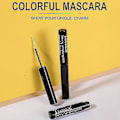 Miniatyrbillede 3 af 3: Farvet Mascara Langtidsholdbar Makeup Tyk Krøllet Hurtigtørrende Forlængende Til Kvinder Grøn