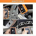 Miniatyrbillede 3 af 5: EL50448 TPMS Orange OEC-T5, Opel RDKS Læringssystem EL 50448 Dæktryksmåler, EL-50448 TPMS Sensor Aktiverings Reset
