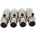 Miniatyrbillede 3 af 5: Mini XLR Konnektor 3 4 5 6 Ben Lille Aviation Hun Konnektor Han Stik Audio Mikrofon Kabel Lodning DIY (Størrelse: 6 Pin-K, 1 Stk)