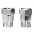 Miniatyrbillede 1 af 5: 2 stk O2-sensor afstandsholder gevind universal M18 X 1,5 bilmotor lys iltsensor forlænger adapter